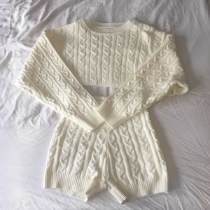 Two piece sweater set